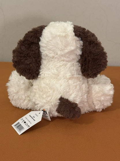 NUOVO Jellycat Piccolo Rollo Mutt Nuovo con etichette Cucciolo Cane Giocattolo Morbido Peluche Ritirato Vintage-