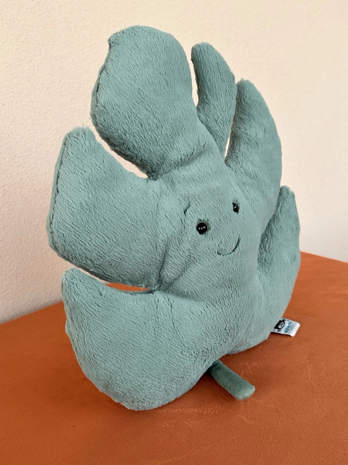 Jellycat Tropical Palm Leaf BNWOT Large Green Leave Rare Retired Soft Toy Plush