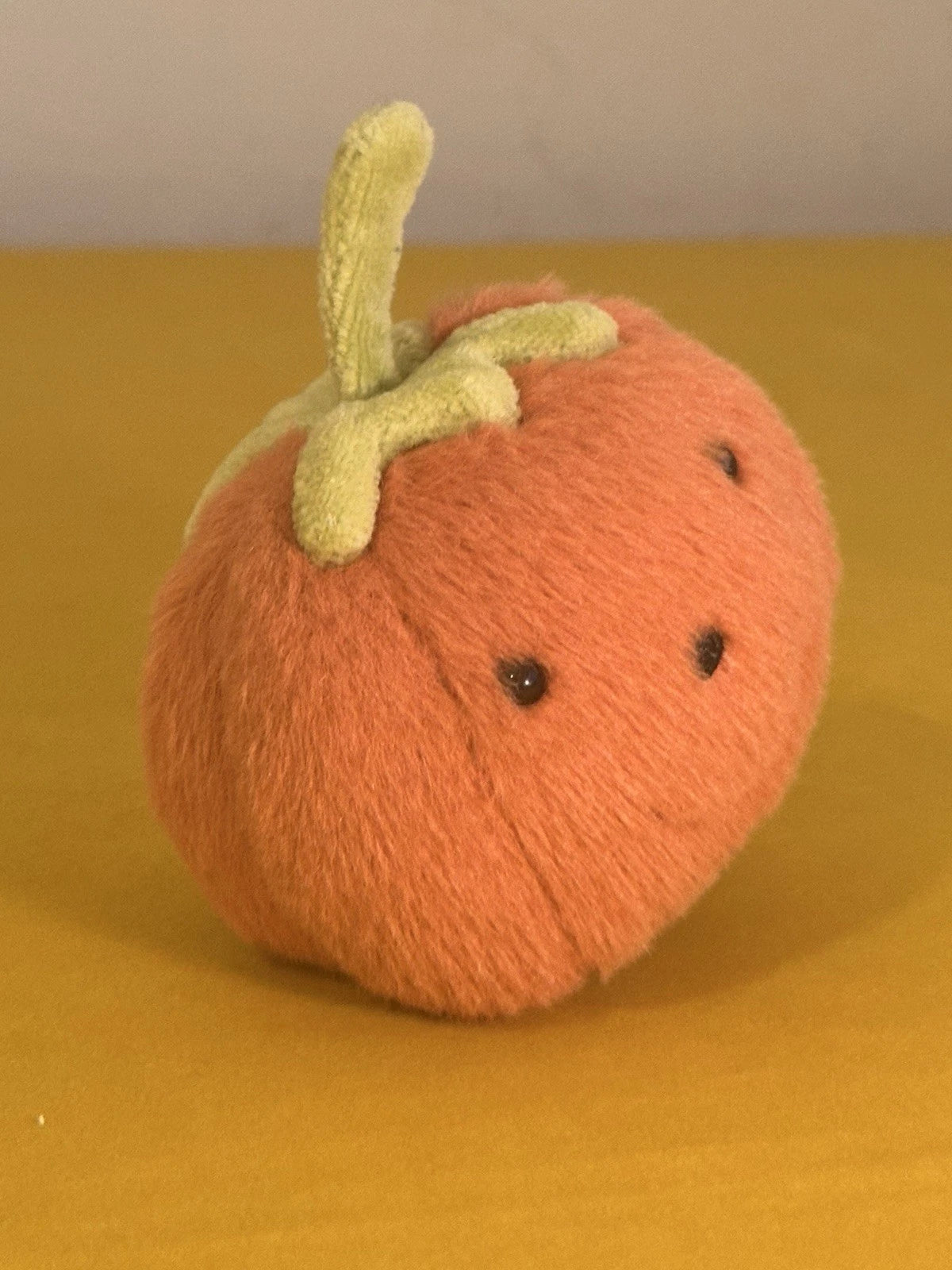 Jellycat Fluffy Pumpkin BNWOT Tiny Rare Retired Squash HTF Halloween Soft Toy