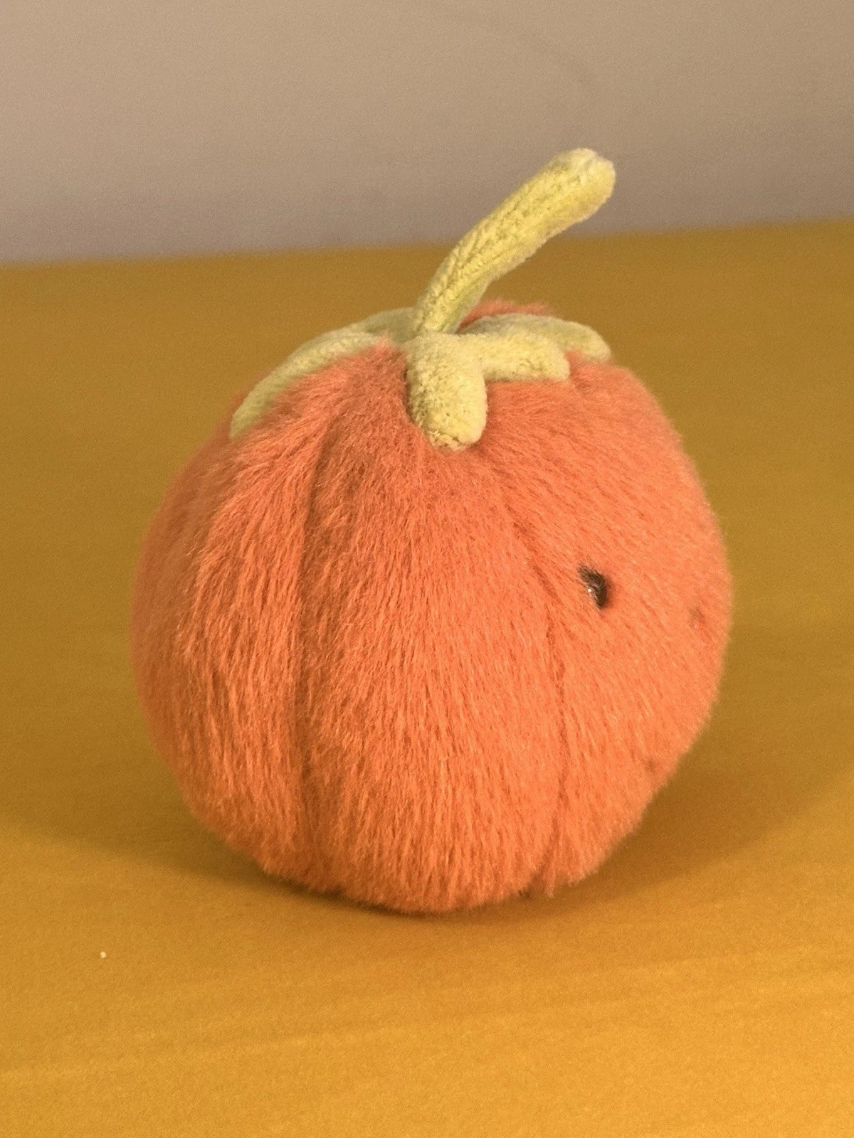 Jellycat Fluffy Pumpkin BNWOT Tiny Rare Retired Squash HTF Halloween Soft Toy