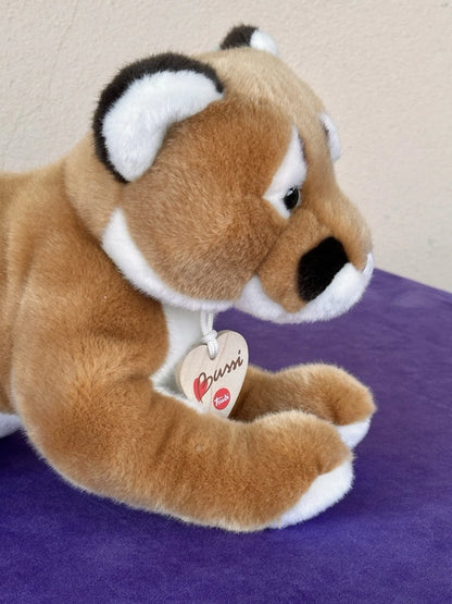 Trudi Bussi Puma Plush Wild Big Cat Cougar Rare Retired Mountain Lion Soft Toy