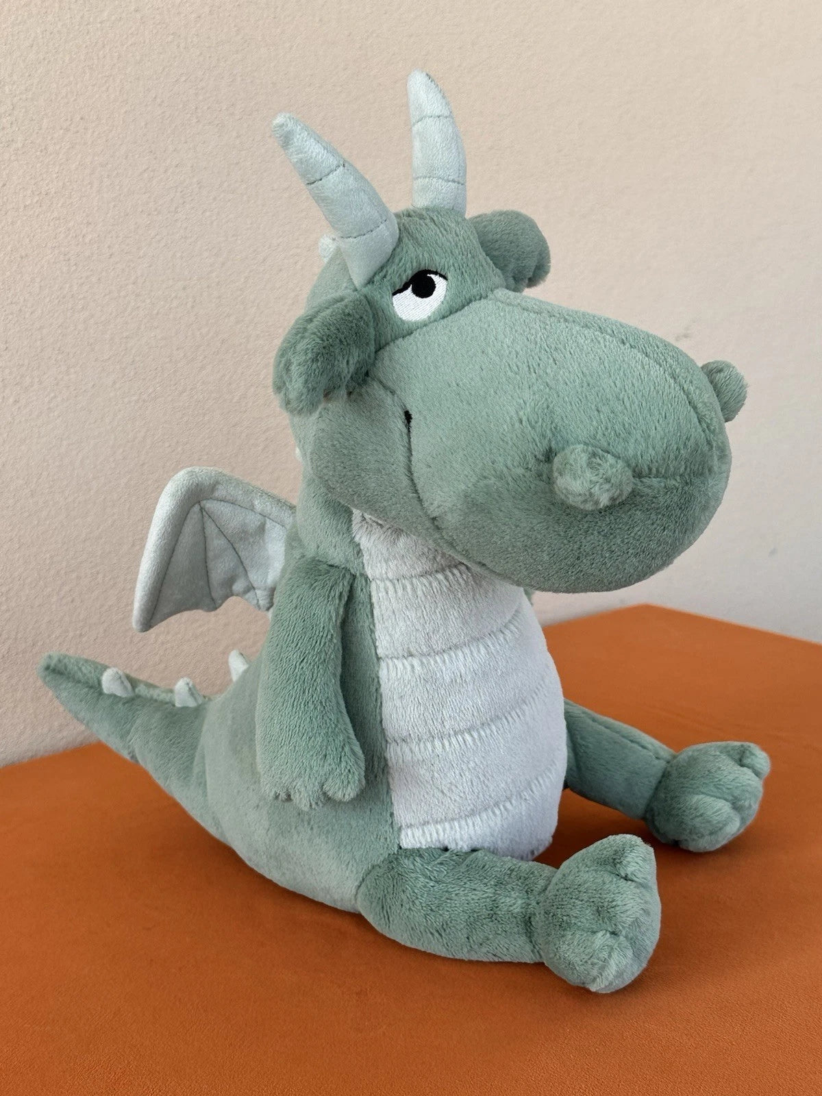 Jellycat Adon Dragon BNWOT Rare Retired Green Dragon Soft Toy