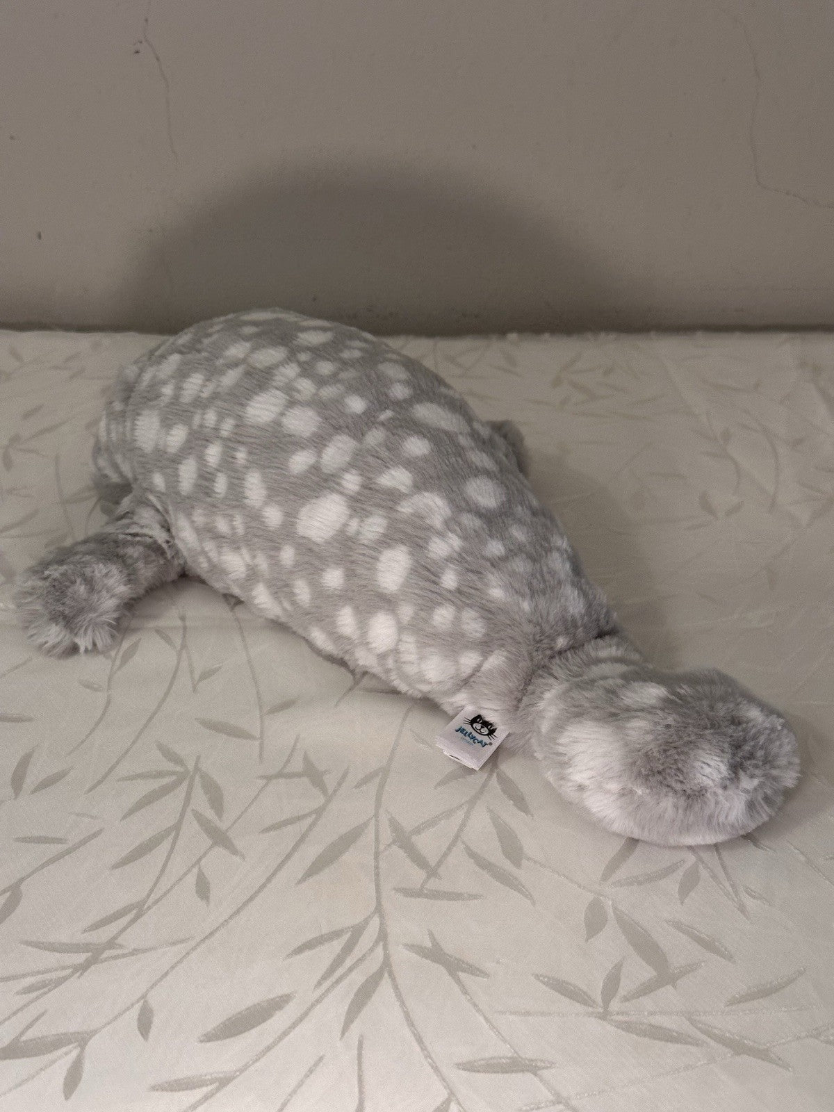 Peluche raro Jellycat Little Billow lamantino extra morbido mammifero marino cm35 calamari-