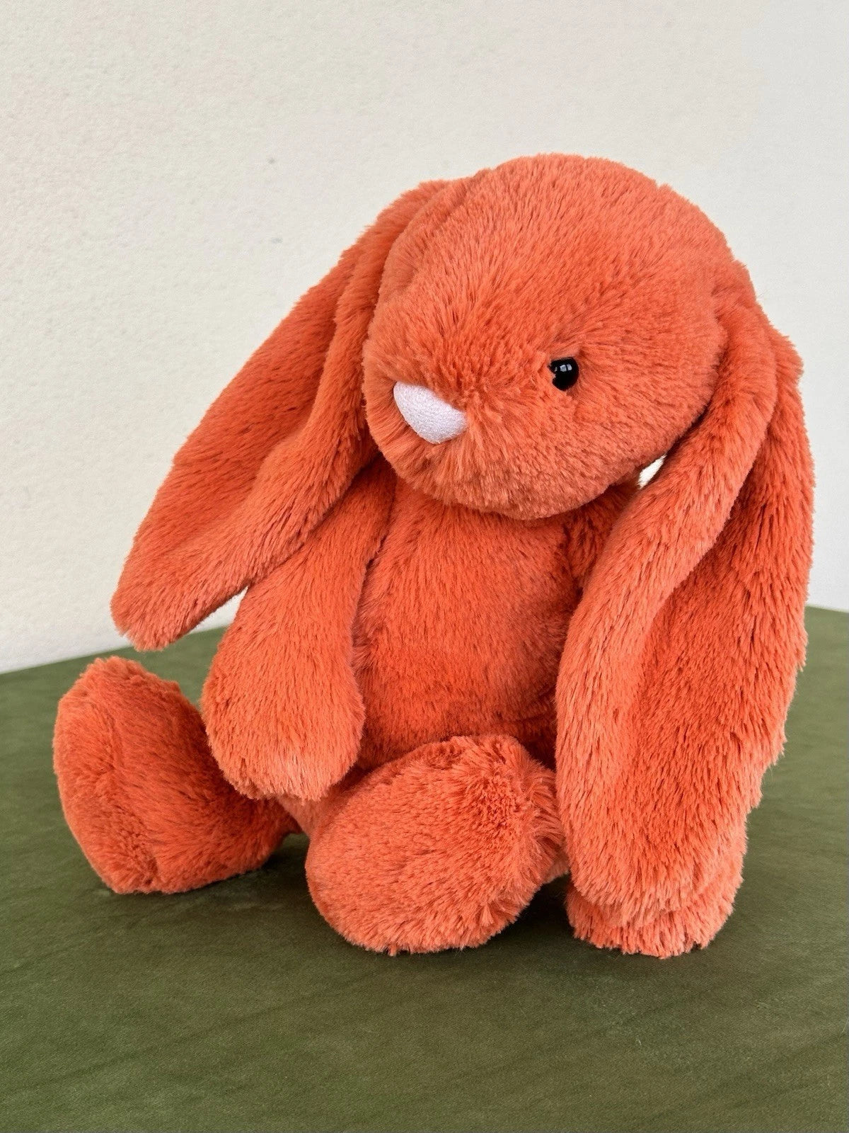 Jellycat Medium Bashful Tangerine Bunny Rare Retired Soft Orange Rabbit Plush