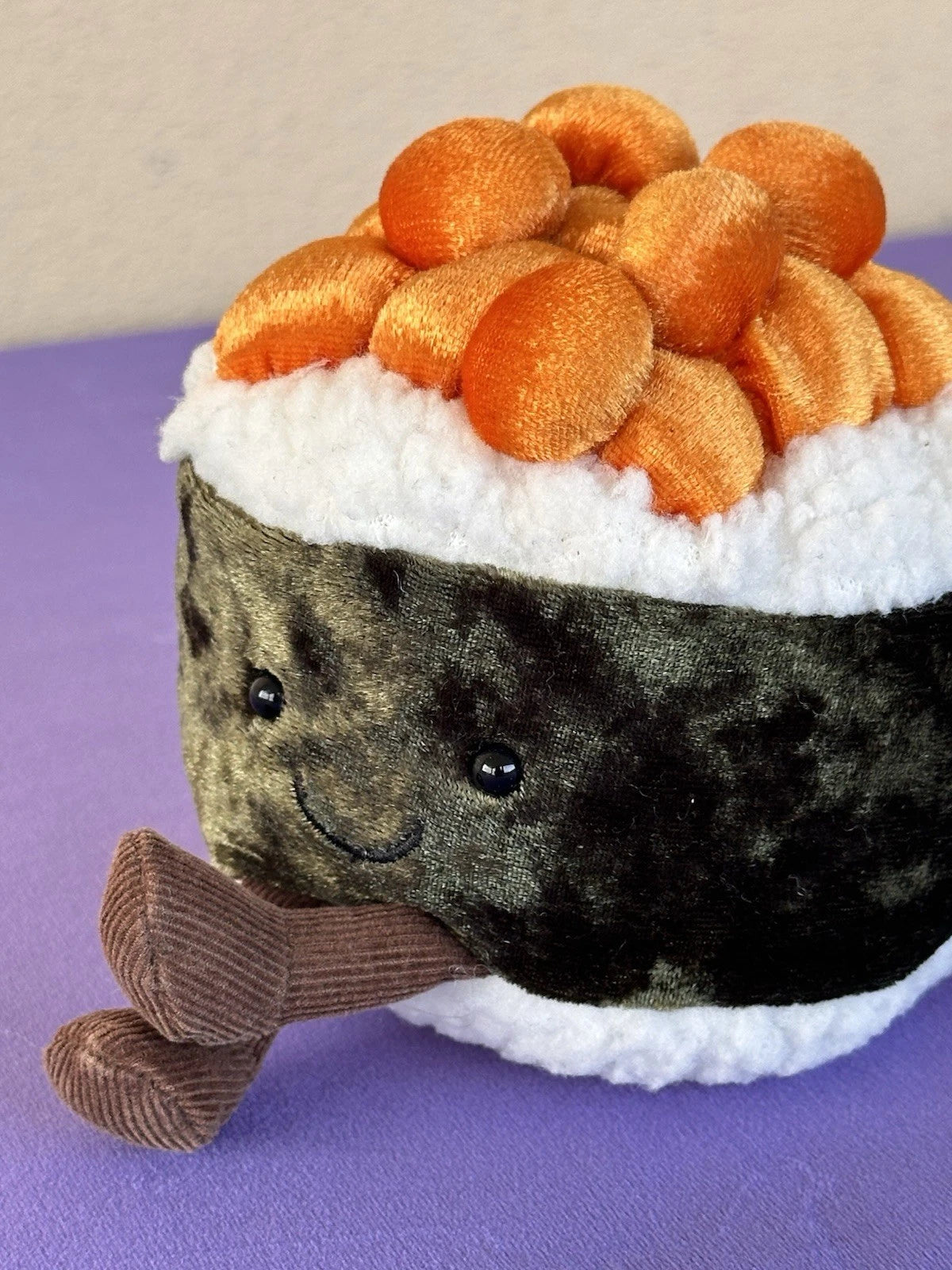 New Jellycat Silly Sushi Maki BNWT Rare Retired Food Fish Soft Toy Plush HTF