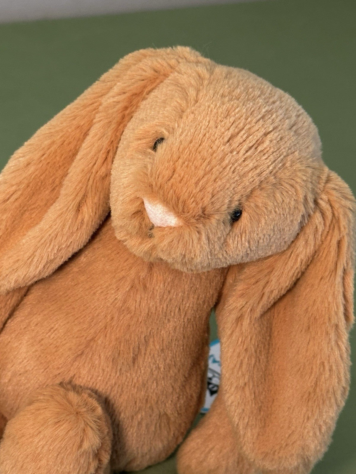 NUOVO Jellycat Small Bashful Golden Bunny nuovo con etichette coniglio marrone caldo raro ritirato 8"-