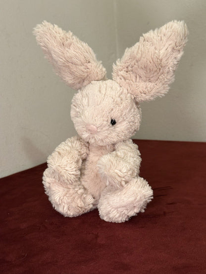 Jellycat Squiggles Coniglietto Beige Crema Coniglio Giocattolo Morbido Raro Peluche Ritirato-