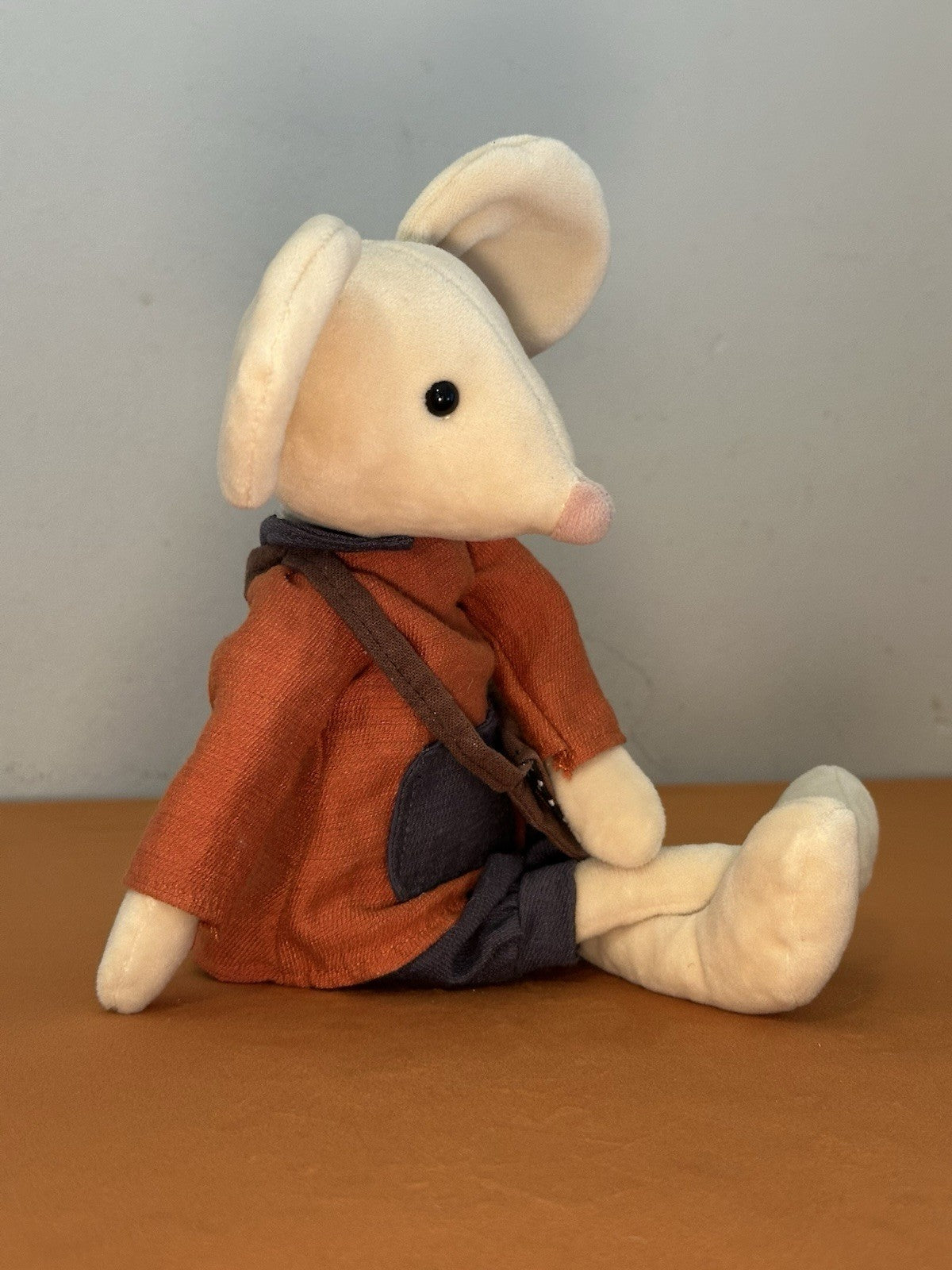 Jellycat Pedlar Mouse PED3M Ritirato Raro Topi Vestiti Giocattolo Morbido da Collezione-