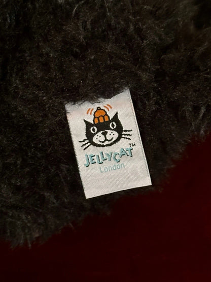 NUOVO Jellycat Tiggalope Pecora Nera Nuovo con etichette Ritirato Giocattolo Morbido Raro Peluche Agnello cm36