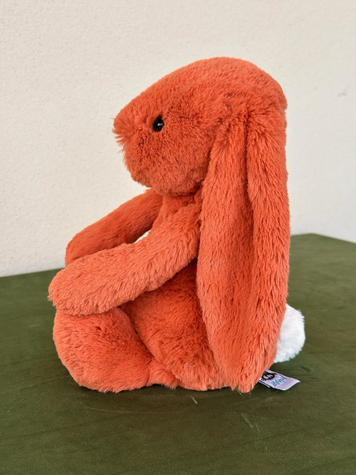 Peluche coniglietto mandarino Jellycat medio timido raro coniglio arancione morbido in pensione