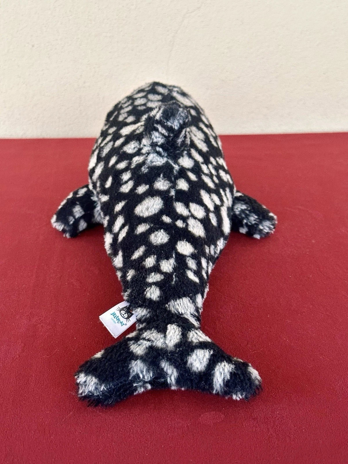 Jellycat Small Pebbles Whale Shark nuovo senza etichette raro peluche giocattolo in pensione Sealife Ray cm38