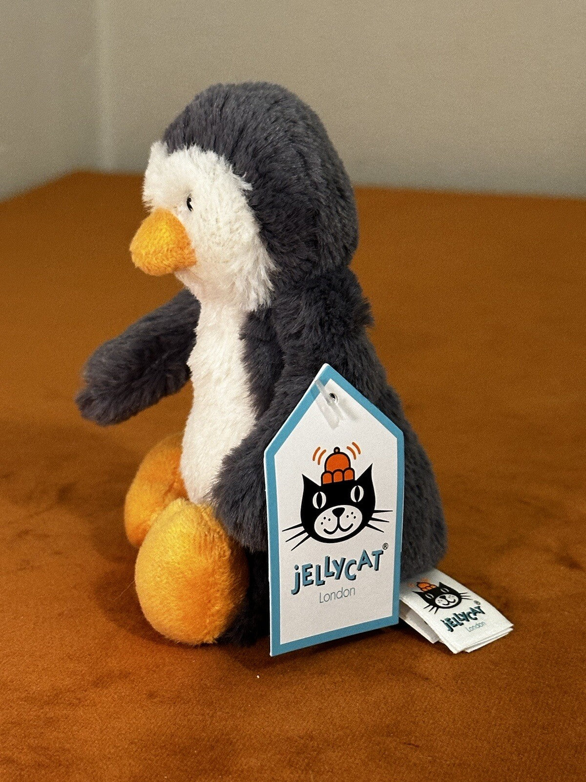 NUOVO Jellycat Baby Bashful Penguin nuovo con etichette raro ritirato piccolo pinguini 5" giocattolo morbido-