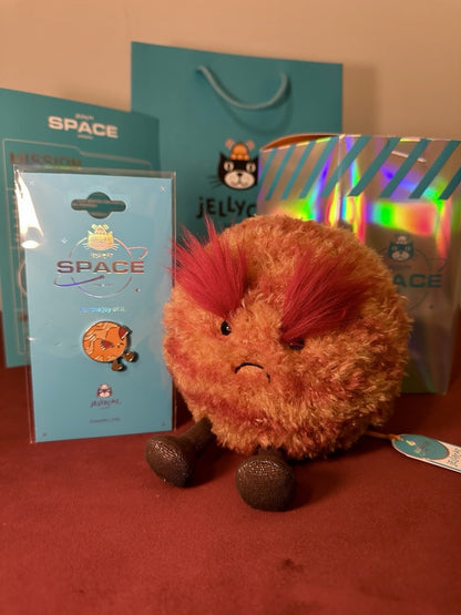 NUOVO Jellycat Amuseables Planet Mars nuovo con etichette collezione spaziale esclusiva set completo-