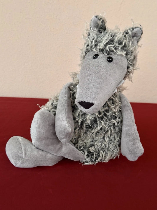 Jellycat Tiggalope Wolf Rare Retired Soft Toy Woodland Grey Wolfy Plush Toy cm36