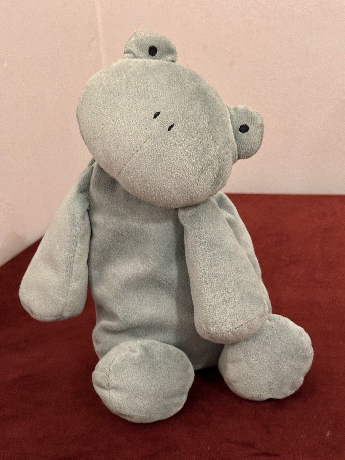 Peluche Jellycat Dozydou Frog raro peluche rane velluto verde in pensione HTF-