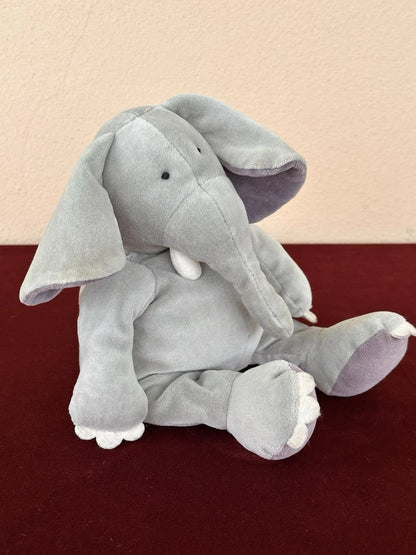Jellycat Large Rumble Tumble Elephant BNWOT Vintage Retired Plush 1999 Grey Elly cm.30