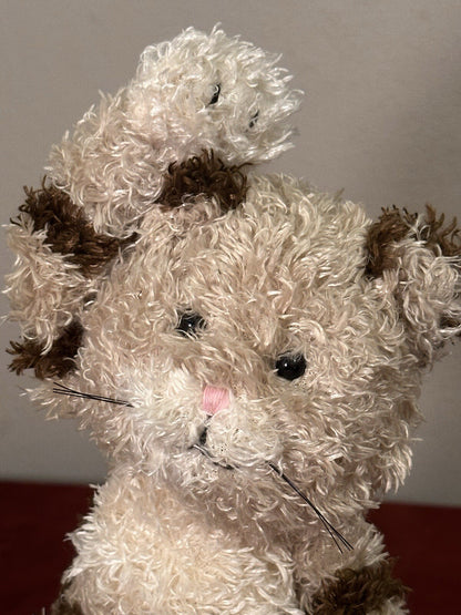 NUOVO Jellycat Small Bunglie Kitten nuovo con etichetta camerette bambini in pensione etichetta rossa beige gatto-