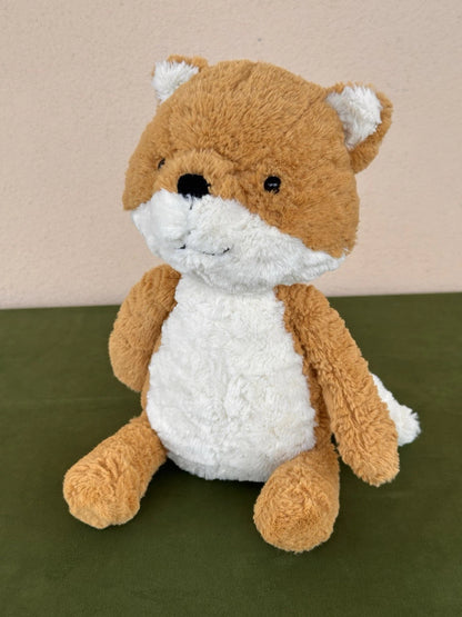 Jellycat Tuffet Fox BNWOT Woodland Orange and Cream Fox Rare Retired Soft Toy