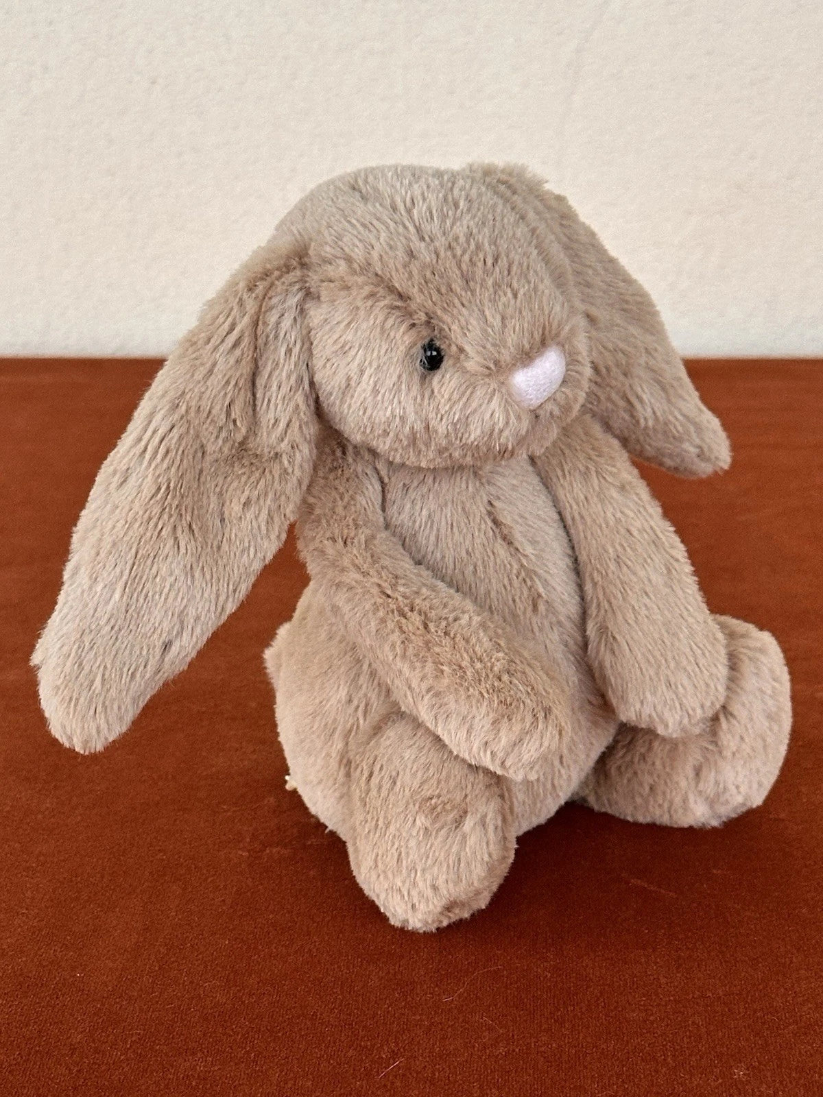 Jellycat Small Bashful Biscuit Bunny BNWOT Retired Brown Beige Rabbit Rare Plush