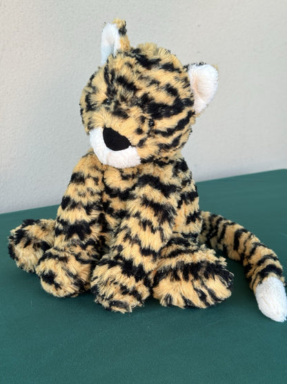 Peluche Jellycat Fuddlewuddle Tiger Medium Soft Toy 9" HTF Wild Big Cat ritirato-