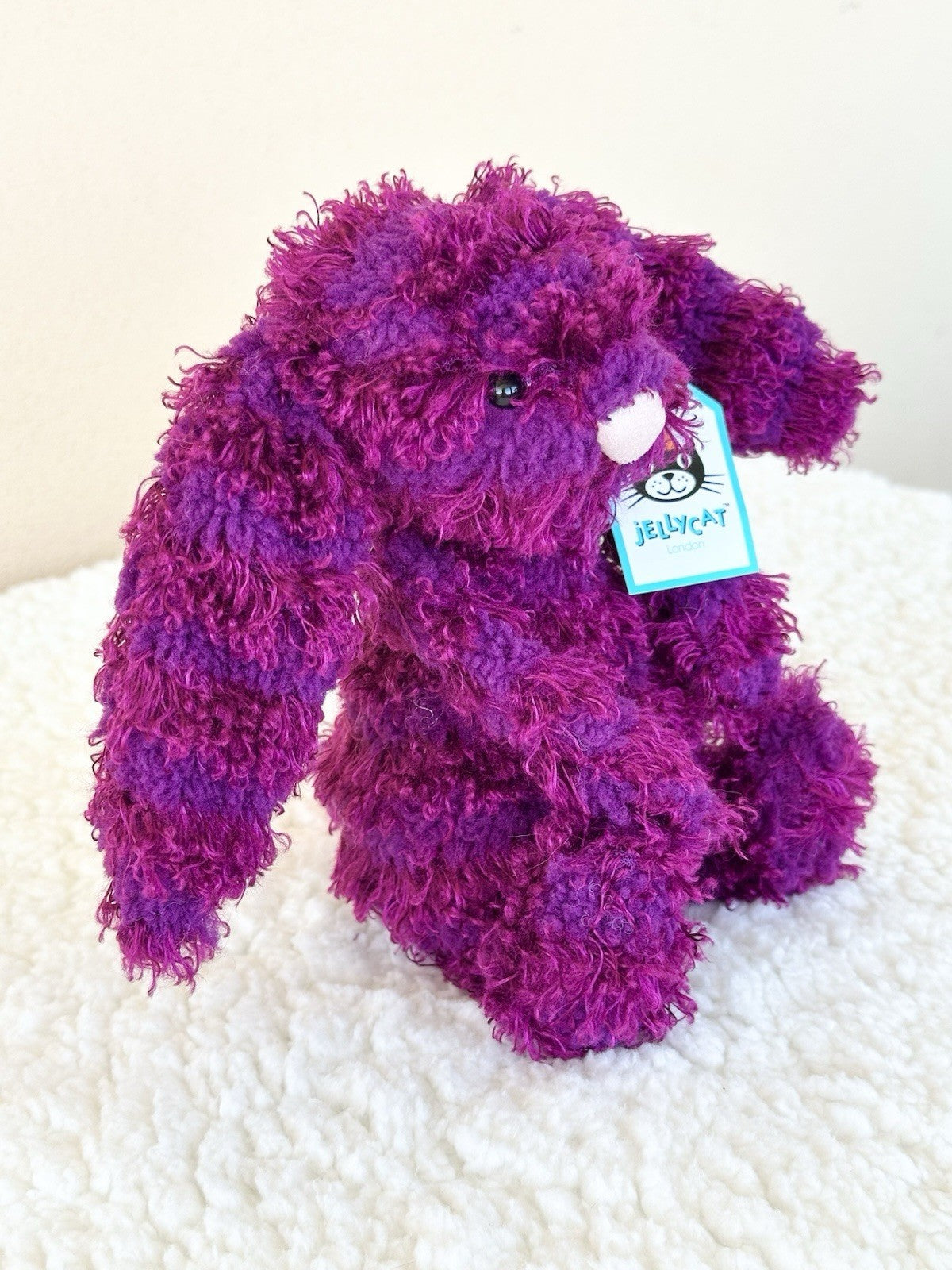 NEW Jellycat Special Edition Jamie Bashful Bunny NWT Purple Rare Soft Toy Plush