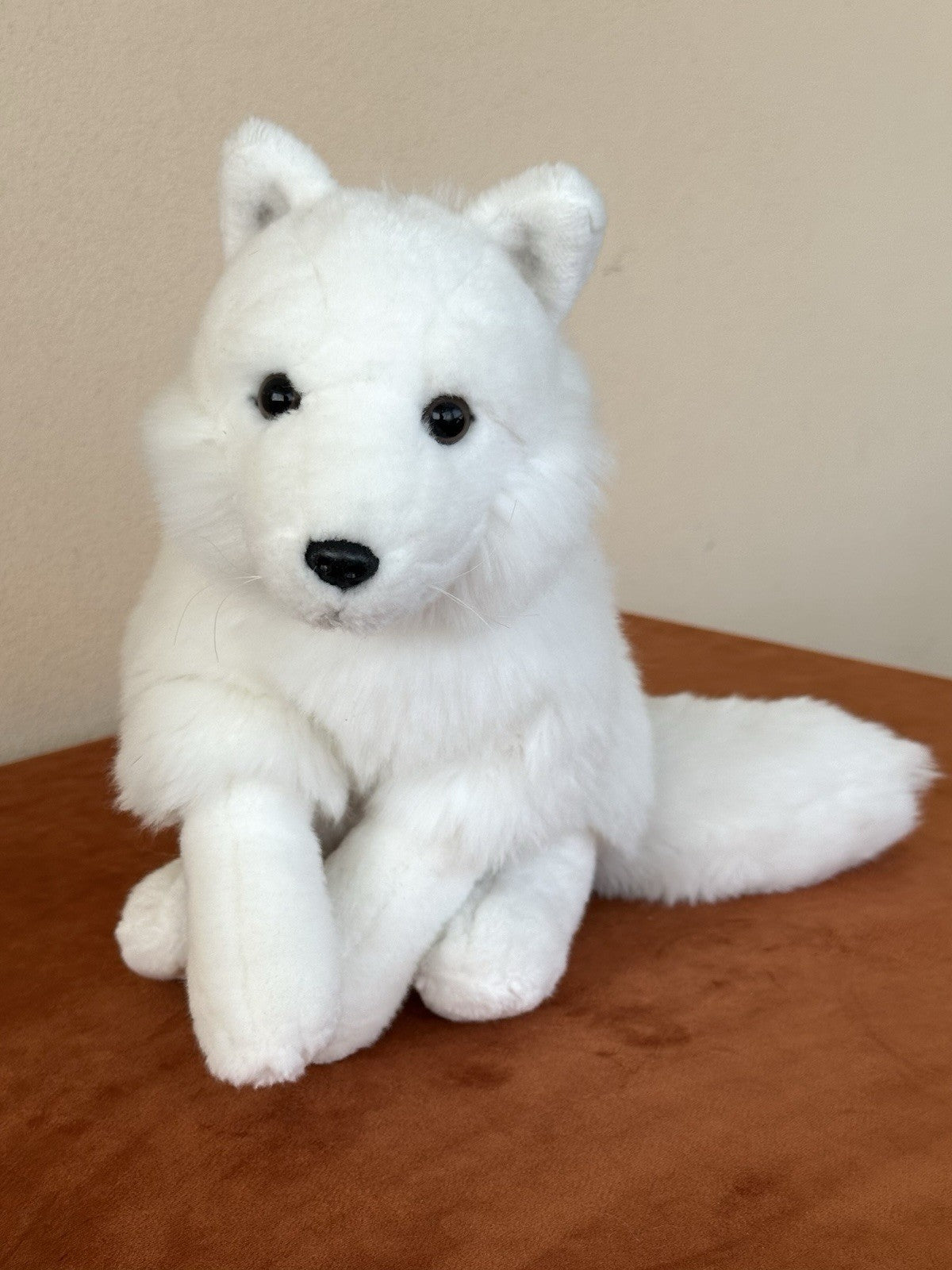 Peluche Anna Club WWF Volpe Artica Bianca Volpe Invernale Rarissimo Peluche Giocattolo Morbido Ritirato-