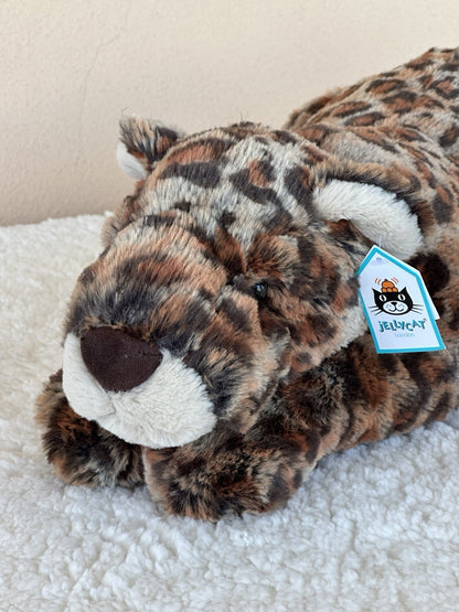 NEW Jellycat Large Livi Leopard BNWT Ultra Rare Retired Soft Toy Big Wild Cat