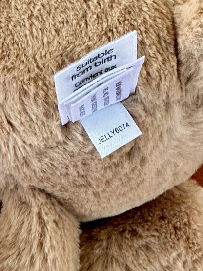 Jellycat piccolo coniglietto biscotto timido nuovo senza etichette coniglio marrone beige in pensione raro peluche