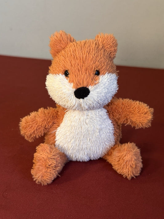 Peluche Jellycat Tiny Peanut Fox nuovo senza etichette Woodland Orange Foxy raro ritirato taglia 6"-