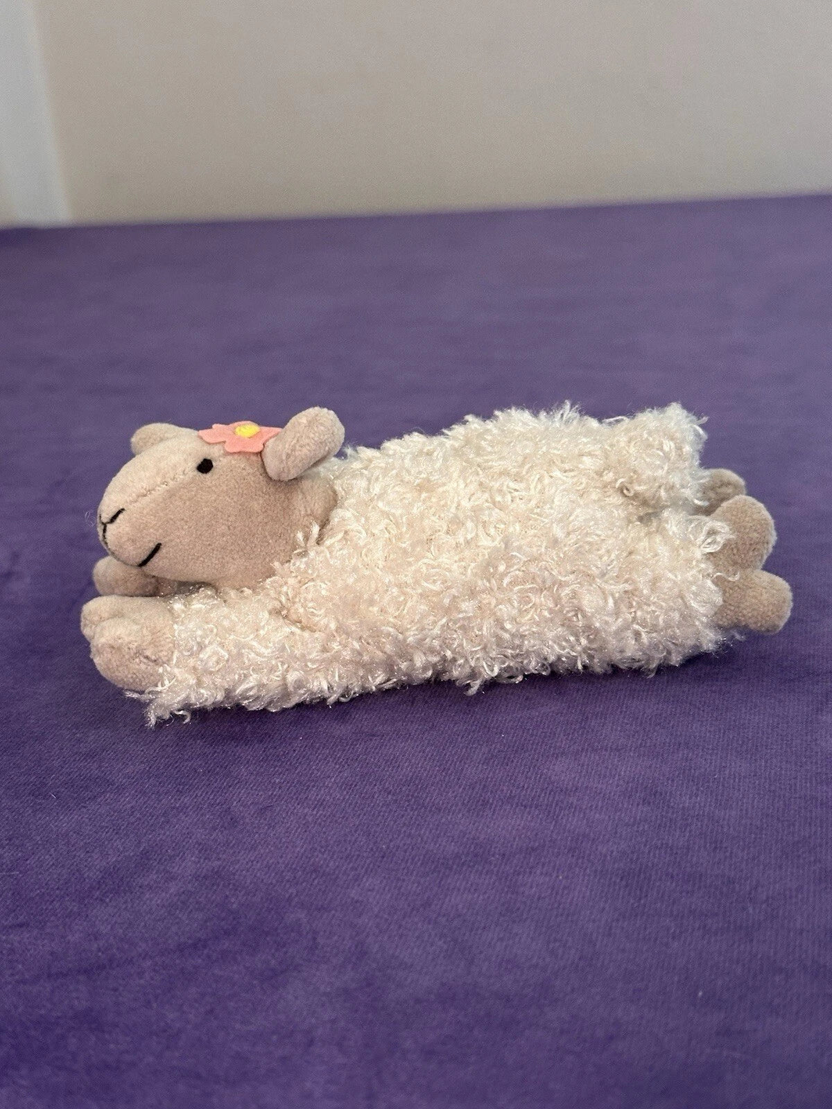 New Jellycat Flopsy Lamb BNWT Tiny Vintage Cream Sheep Rare Retired Soft Toy