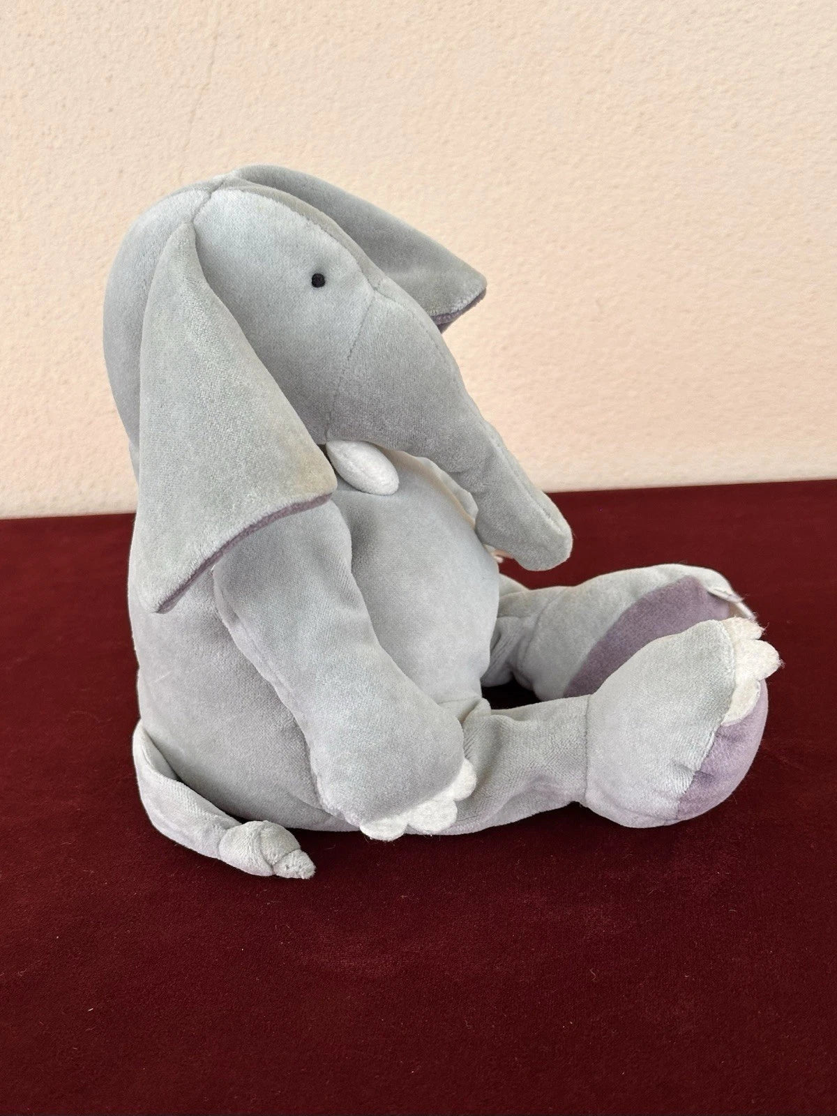 Jellycat Large Rumble Tumble Elephant BNWOT Vintage Retired Plush 1999 Grey Elly cm.30