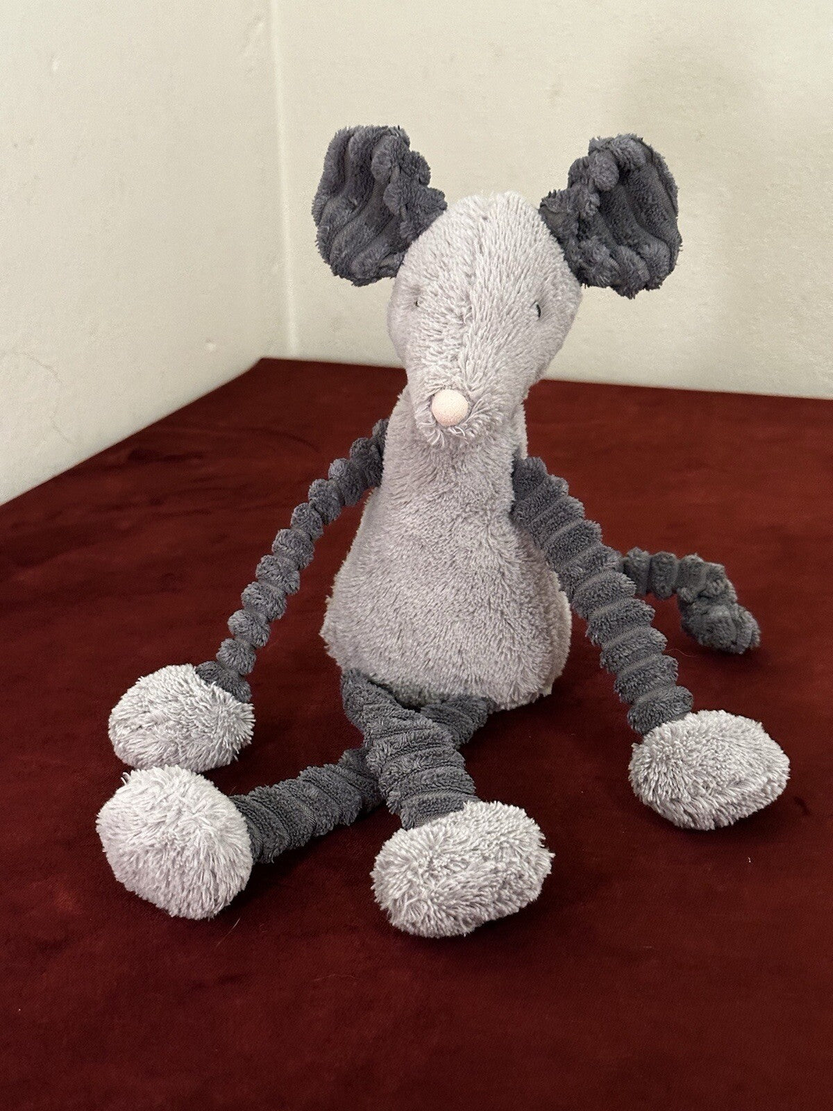 Peluche Jellycat Slinky Mouse Rat raro ritirato cm.36 HTF topi giocattolo morbido Cordy Roy-
