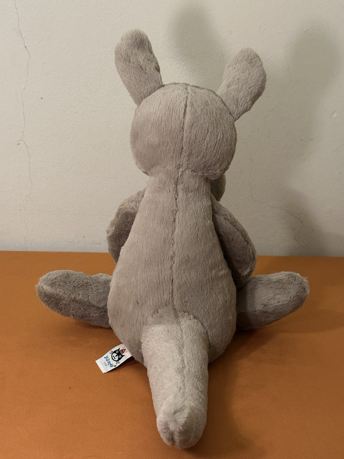 Peluche Jellycat Kara Canguro con Baby Joey nuovo senza etichette ritirato raro animale zoo cm.40-