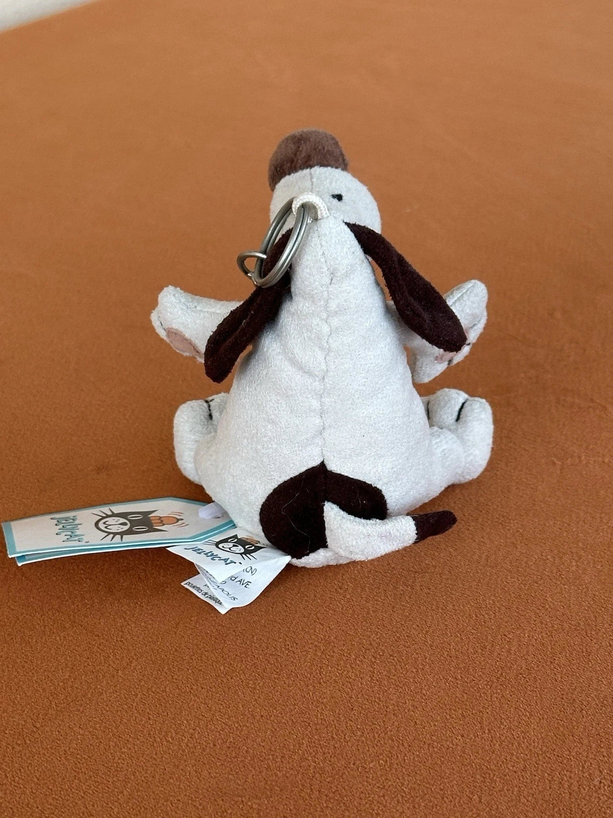 NUOVO portachiavi Jellycat Bumble Mutt nuovo con etichette cucciolo cane raro borsa ritirata ciondolo portachiavi