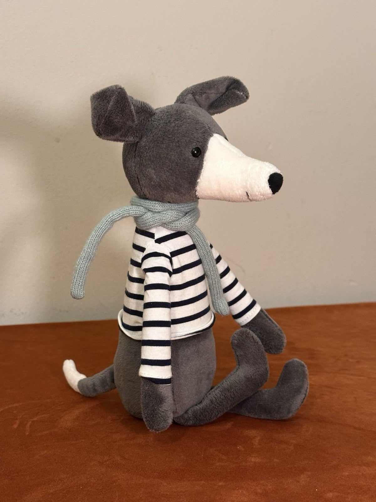 Jellycat Beatnik Buddy Whippit Nuovo senza etichette cane levriero giocattolo morbido 12" raro ritirato-