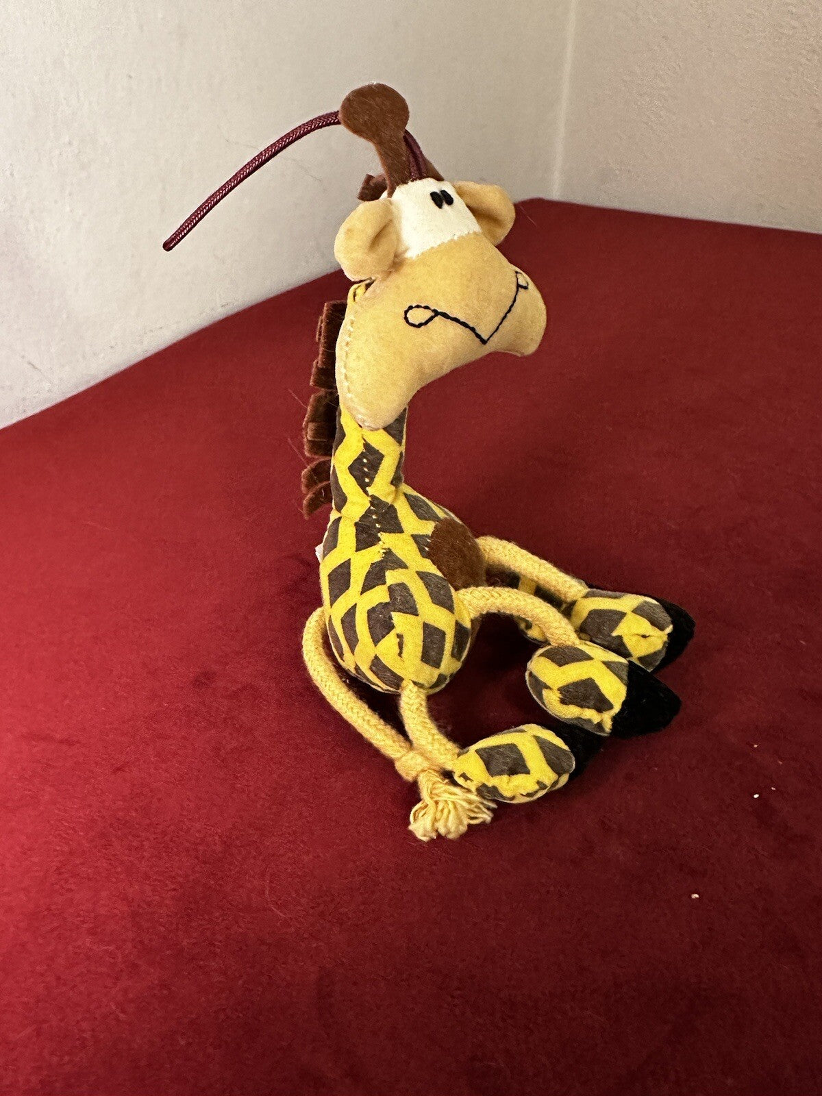 Peluche giocattolo morbido JELLYCAT DINGLY DANGLY GIRAFFA. RITIRATO.-
