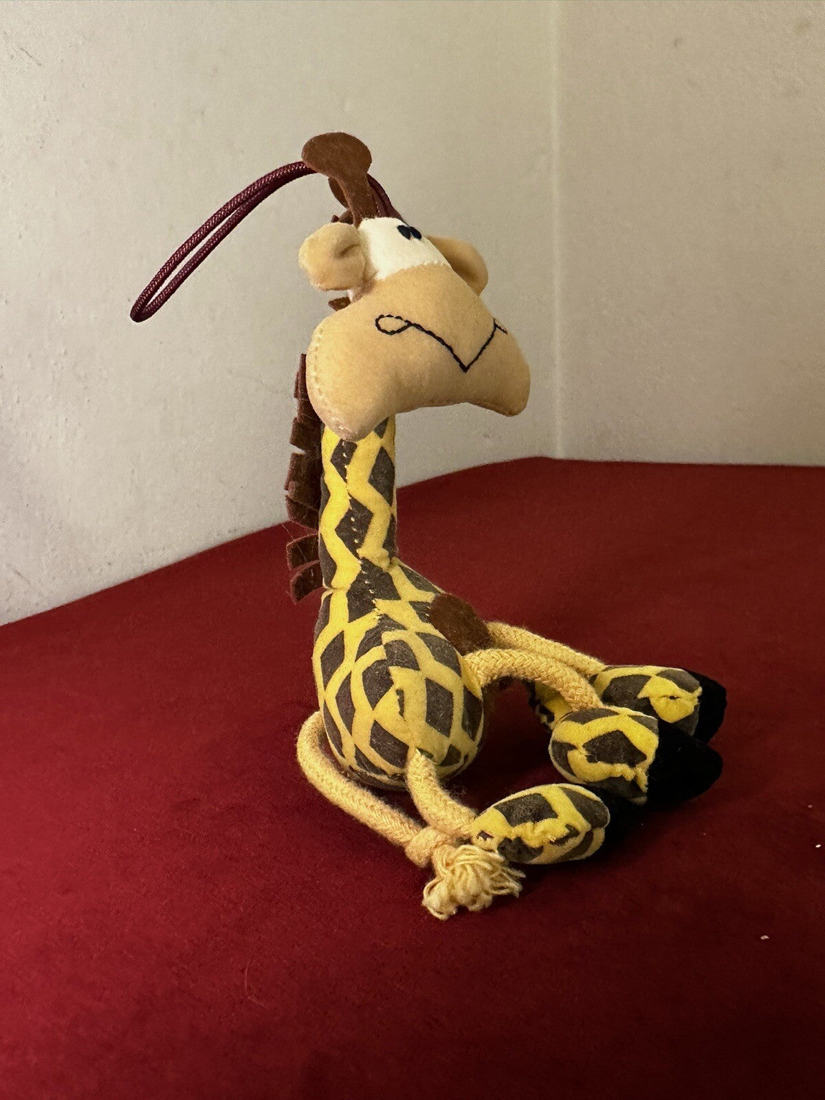 Peluche giocattolo morbido JELLYCAT DINGLY DANGLY GIRAFFA. RITIRATO.-