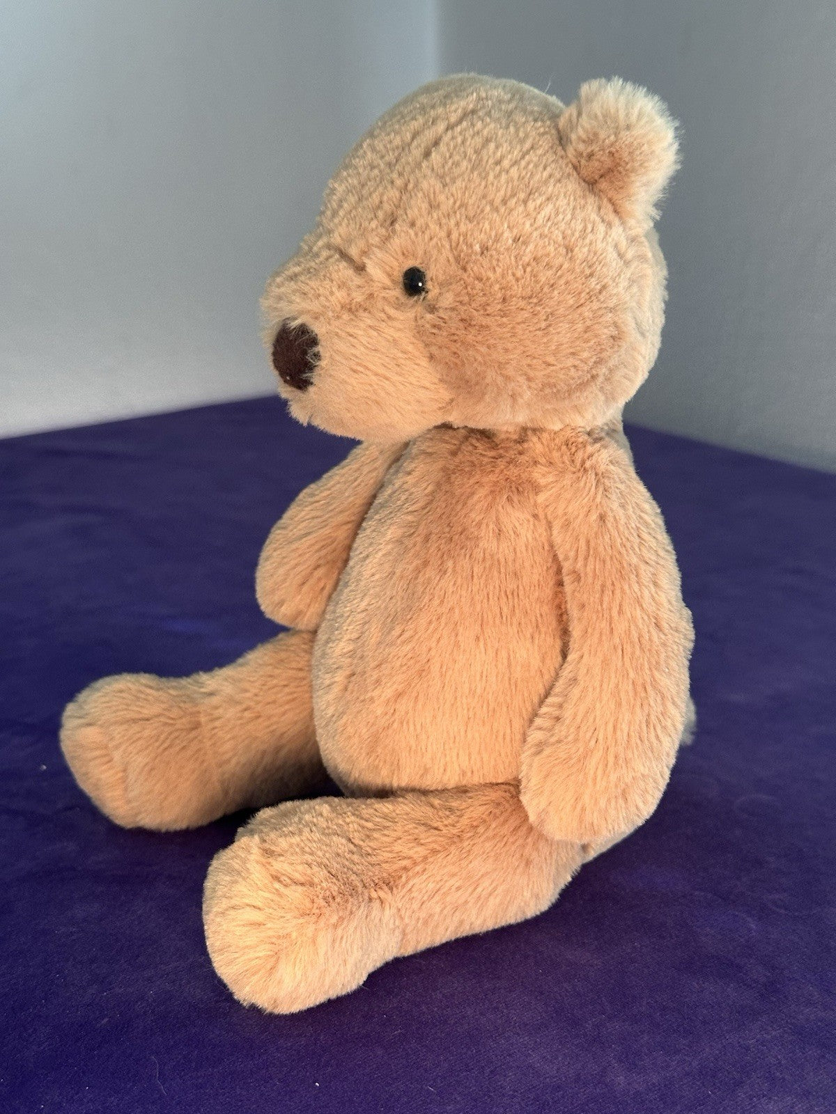 Peluche Jellycat piccolo orsacchiotto nuovo senza etichette ritirato raro orsacchiotto giocattolo morbido beige 8"-
