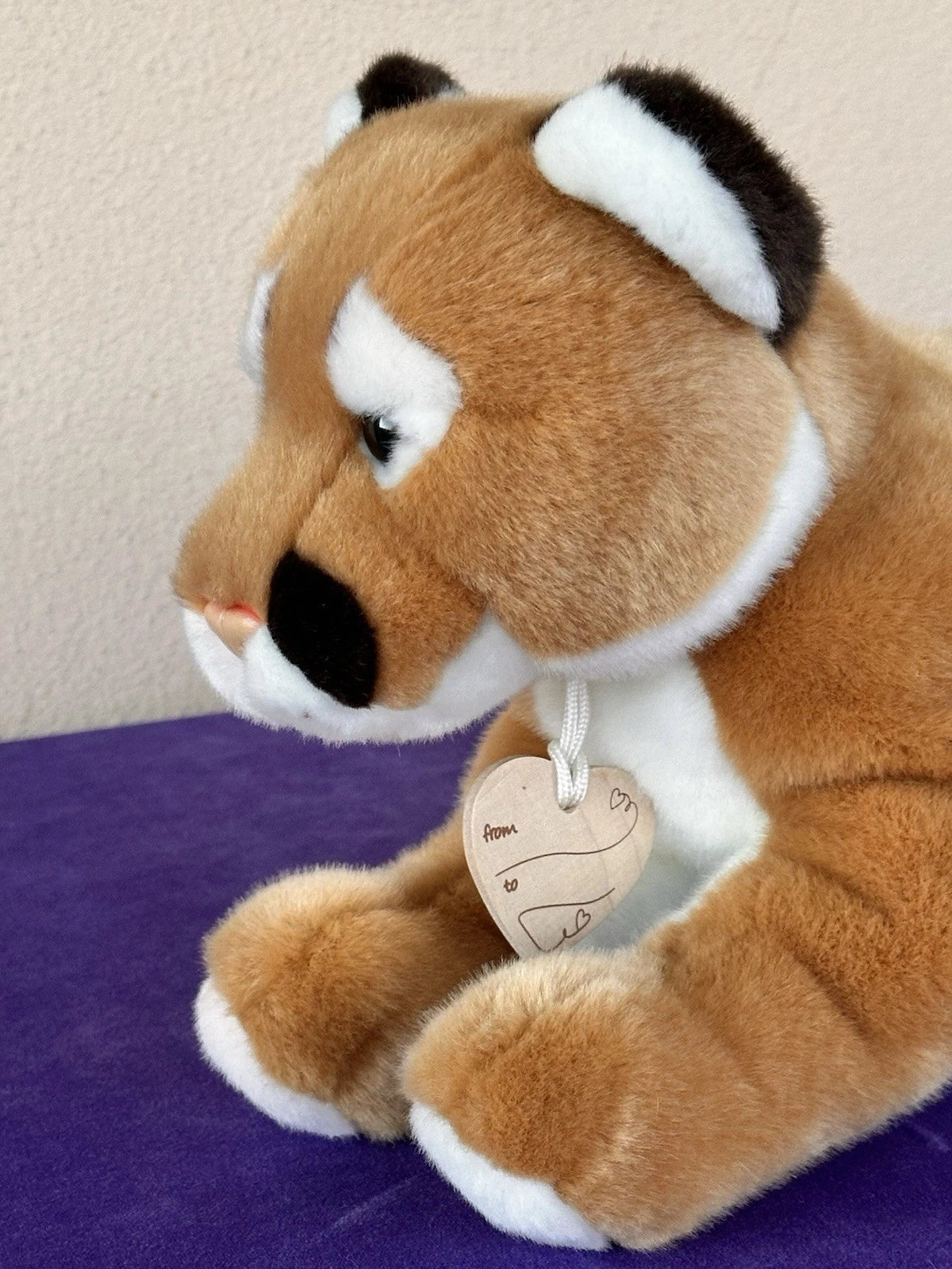 Trudi Bussi Puma Plush Wild Big Cat Cougar Rare Retired Mountain Lion Soft Toy