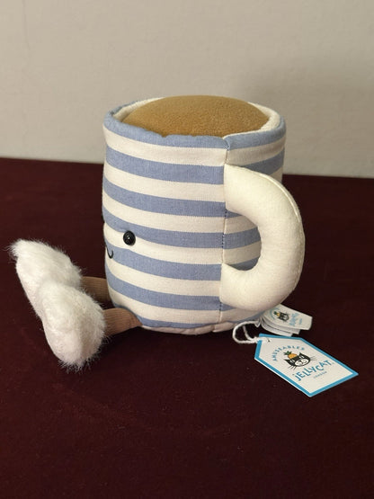 NUOVA tazza di tè Jellycat Amuseables Rosie Lea nuova con etichette tazza cibo e bevande giocattolo esclusivo-