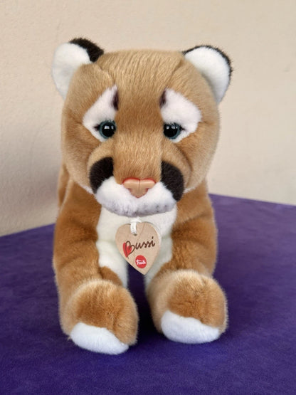 Trudi Bussi Puma Plush Wild Big Cat Cougar Rare Retired Mountain Lion Soft Toy