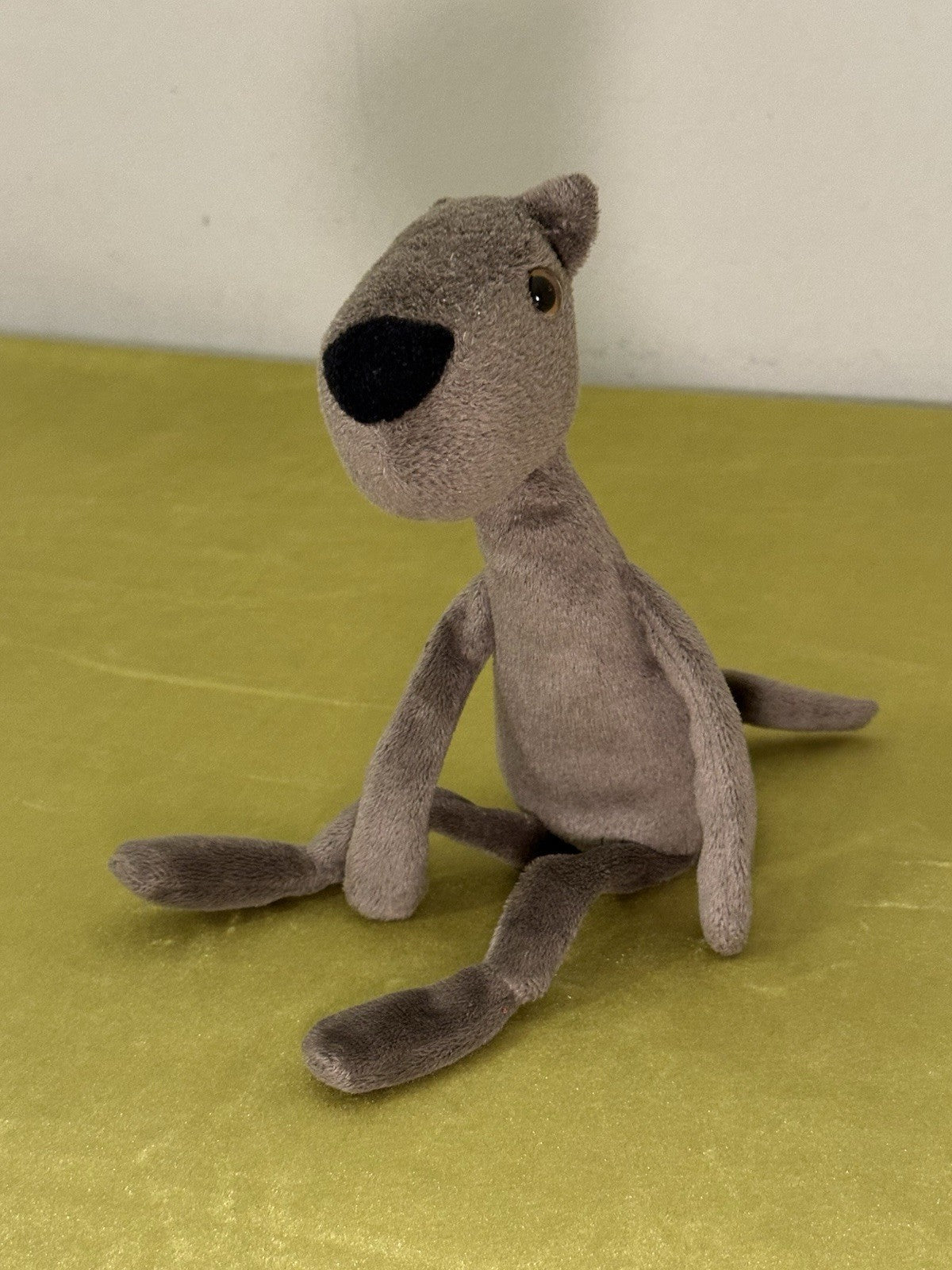 Peluche Jellycat Rumplekin Mutt marrone grigio cane raro cucciolo in pensione cm.30-