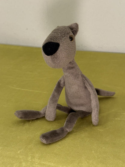 Peluche Jellycat Rumplekin Mutt marrone grigio cane raro cucciolo in pensione cm.30-