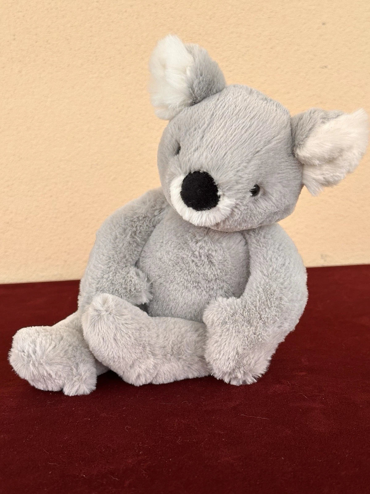 Jellycat Small Benji Koala BNWOT Snugglet Soft Teddy Bear Grey Plush Rare Retired cm30