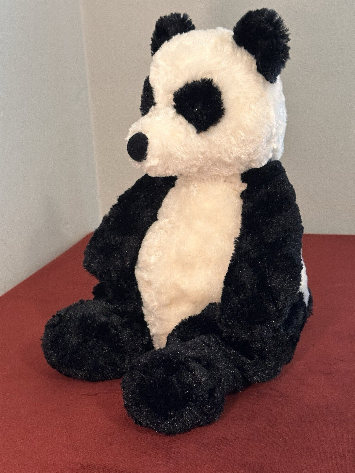 Peluche Jellycat Large Bartlesham Panda nuovo senza etichette raro vintage ritirato nero panna cm40-