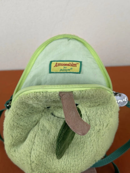 Borsa Jellycat Amusabile Pera Cibo Frutta Pensionato Tracolla Giocattolo Morbido Raro Peluche