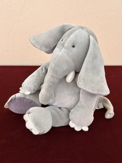 Jellycat Large Rumble Tumble Elephant BNWOT Vintage Retired Plush 1999 Grey Elly cm.30