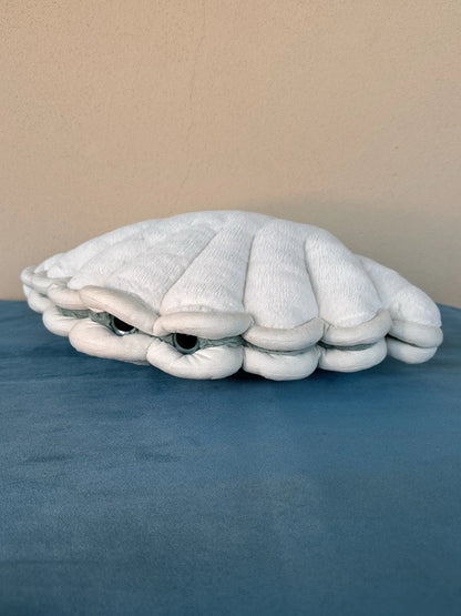 Peluche Jellycat Large Chloe Clam Ritirato Ultra Raro Big Aqua Eyes Giocattolo Morbido cm.47