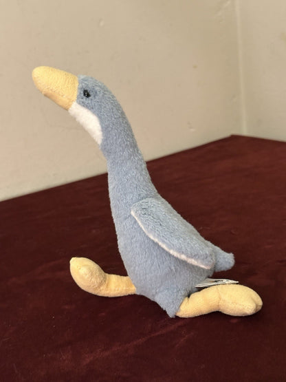 Peluche Jellycat Small Daisy Runner Duck blu chiaro oca media raro uccellino in pensione-