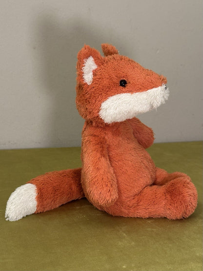 Peluche Jellycat Cushy Fox Vivid Orange Fox giocattolo morbido raro ritirato medio 12"-